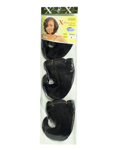 Wholesale Xpression Schary Weave Synthetic Hair 7" Extensions 150g