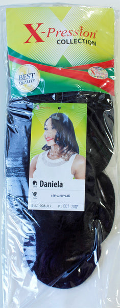 Wholesale X-pression Collection Daniela 15" 150g Weave on Synthetic Hair Extensions.