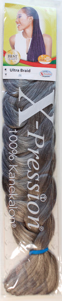 X-pression Premium Ultra Braid 82" Hair Extension