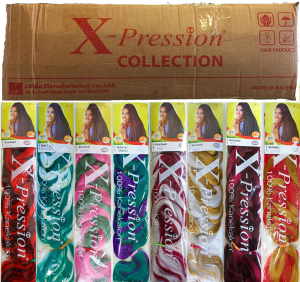 Wholesale Xpression Rich Braid 240g 75" Braiding Hair Extensions