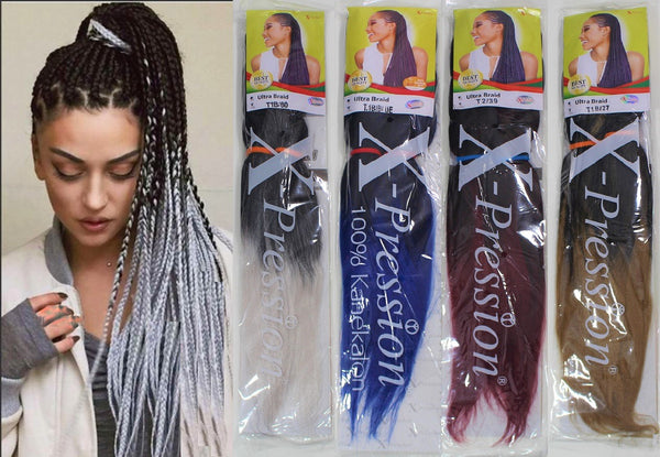 Xpression Premium Ultra Braid Pre-stretched 46" Hair Extension