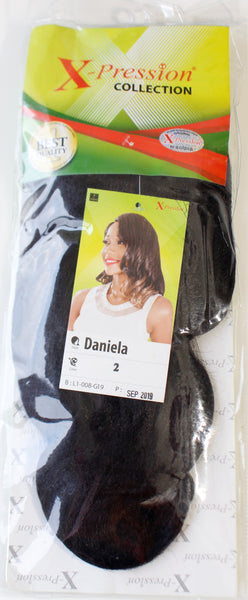 Wholesale X-pression Collection Daniela 15" 150g Weave on Synthetic Hair Extensions.