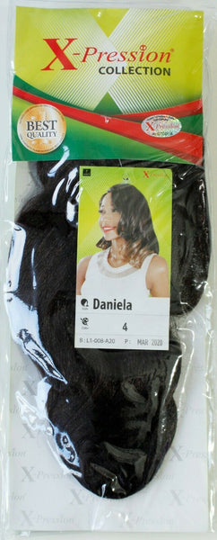 Wholesale X-pression Collection Daniela 15" 150g Weave on Synthetic Hair Extensions.