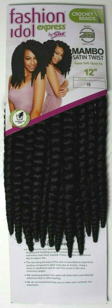 SLEEK FASHION IDOL EXPRESS MAMBO SATIN TWIST 12”