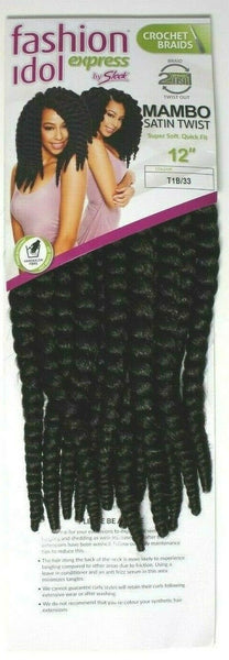 Wholesale Sleek Fashion Idol Express Mambo Satin Twist 12”