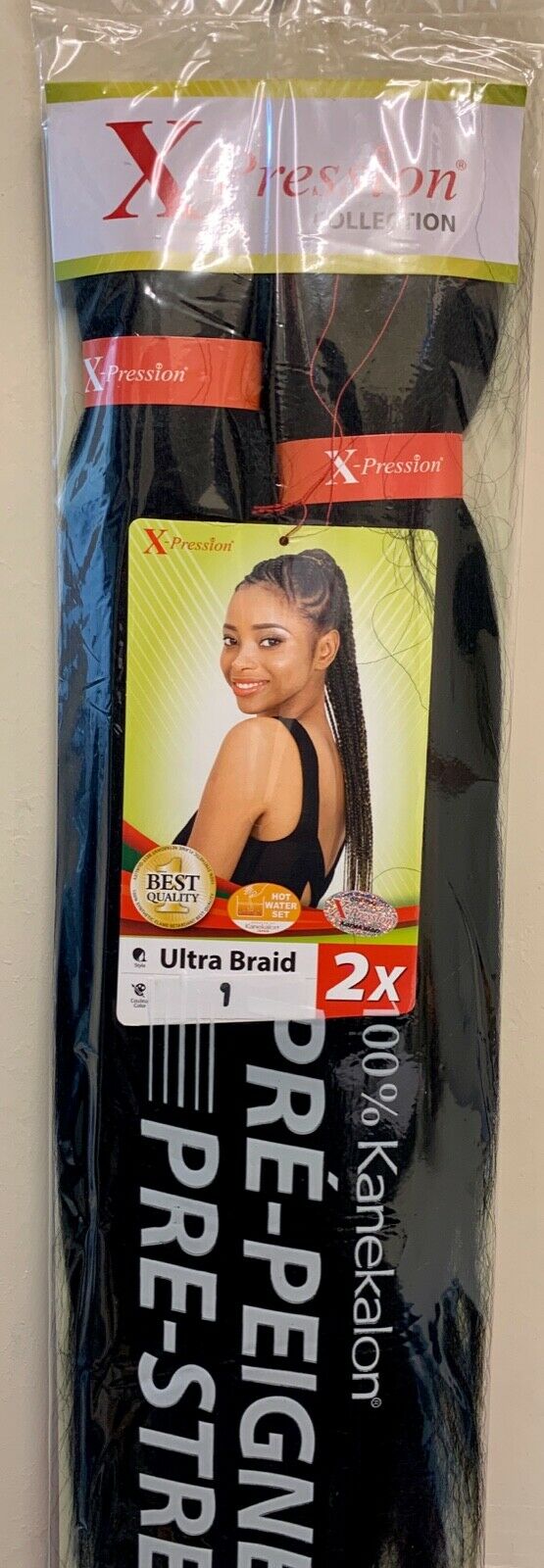 Wholesale Xpression Premium Ultra Braid Pre-stretched 46" Hair Extension