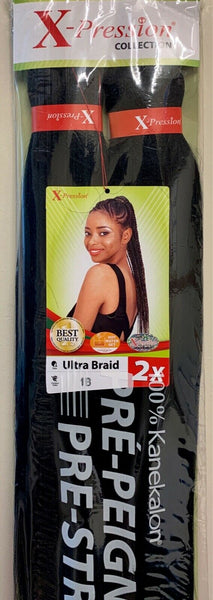 Wholesale Xpression Premium Ultra Braid Pre-stretched 46" Hair Extension