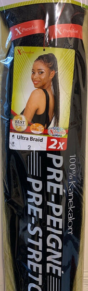 Wholesale Xpression Premium Ultra Braid Pre-stretched 46" Hair Extension