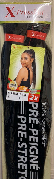 Wholesale Xpression Premium Ultra Braid Pre-stretched 46" Hair Extension