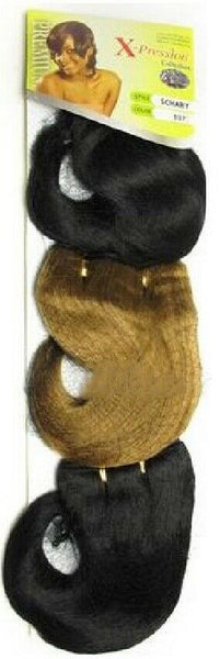 Wholesale Xpression Schary Weave Synthetic Hair 7" Extensions 150g